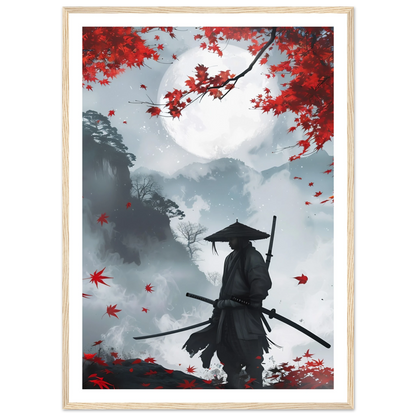Crimson Leaves - Poster - Arthena