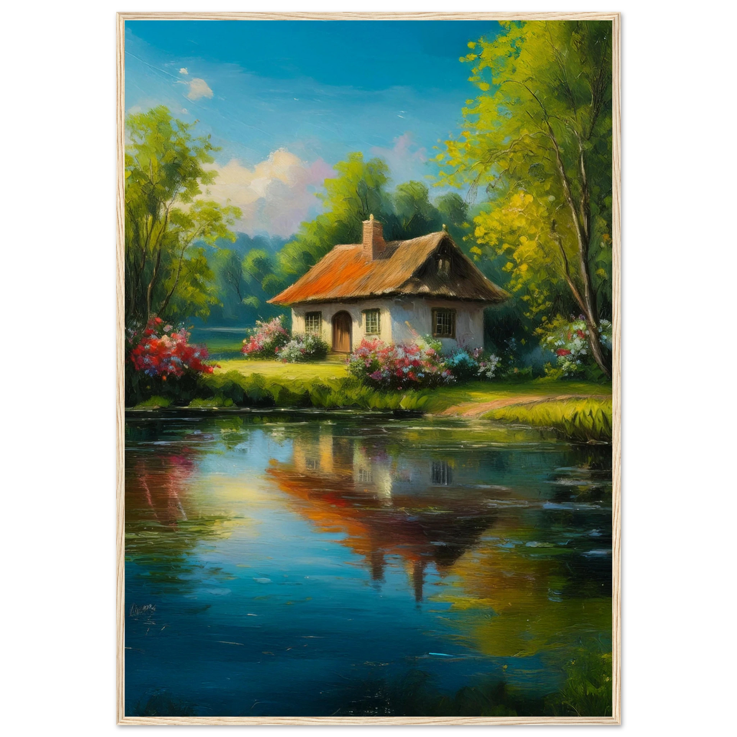 Serenity by the Lake - Poster - Arthena
