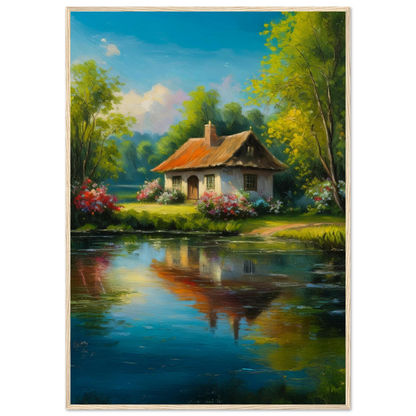 Serenity by the Lake - Poster - Arthena
