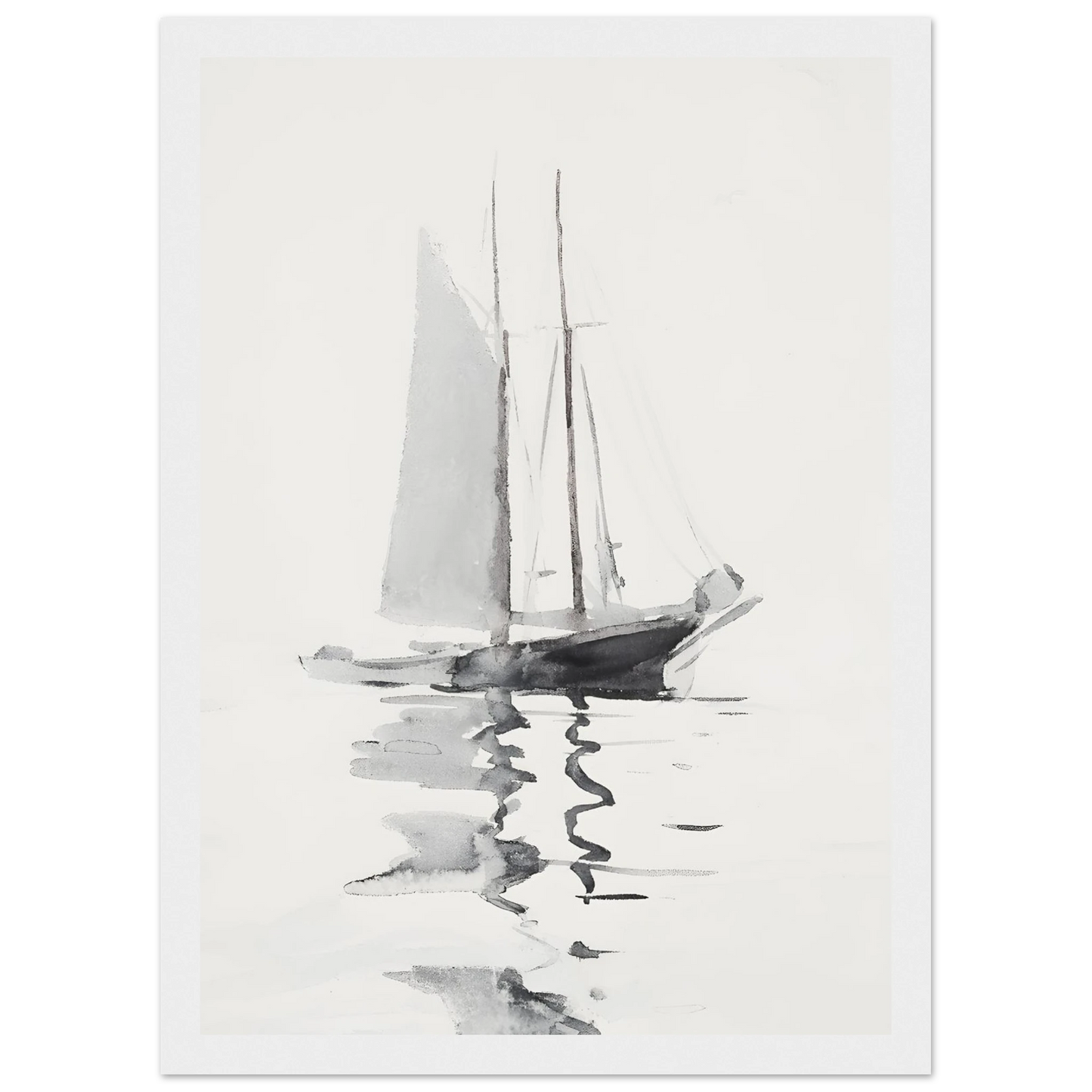 Abstract boat - Poster - Arthena