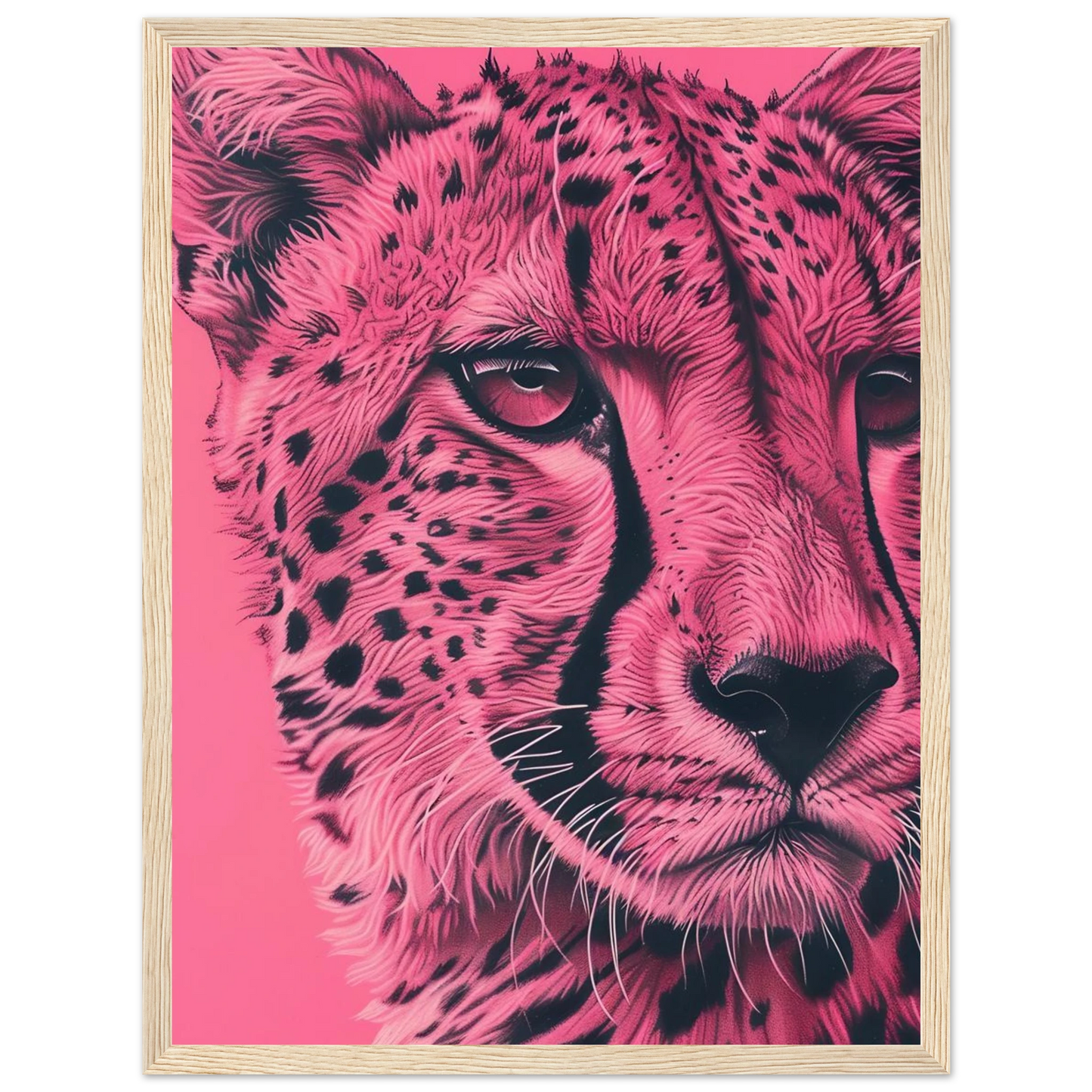 A Pink Cheetah - Poster - Arthena