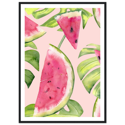Watermelon Slices - Poster - Arthena