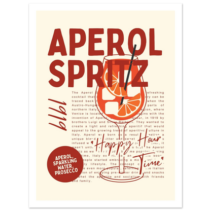 Aperol Spritz 1919 - Poster - Arthena