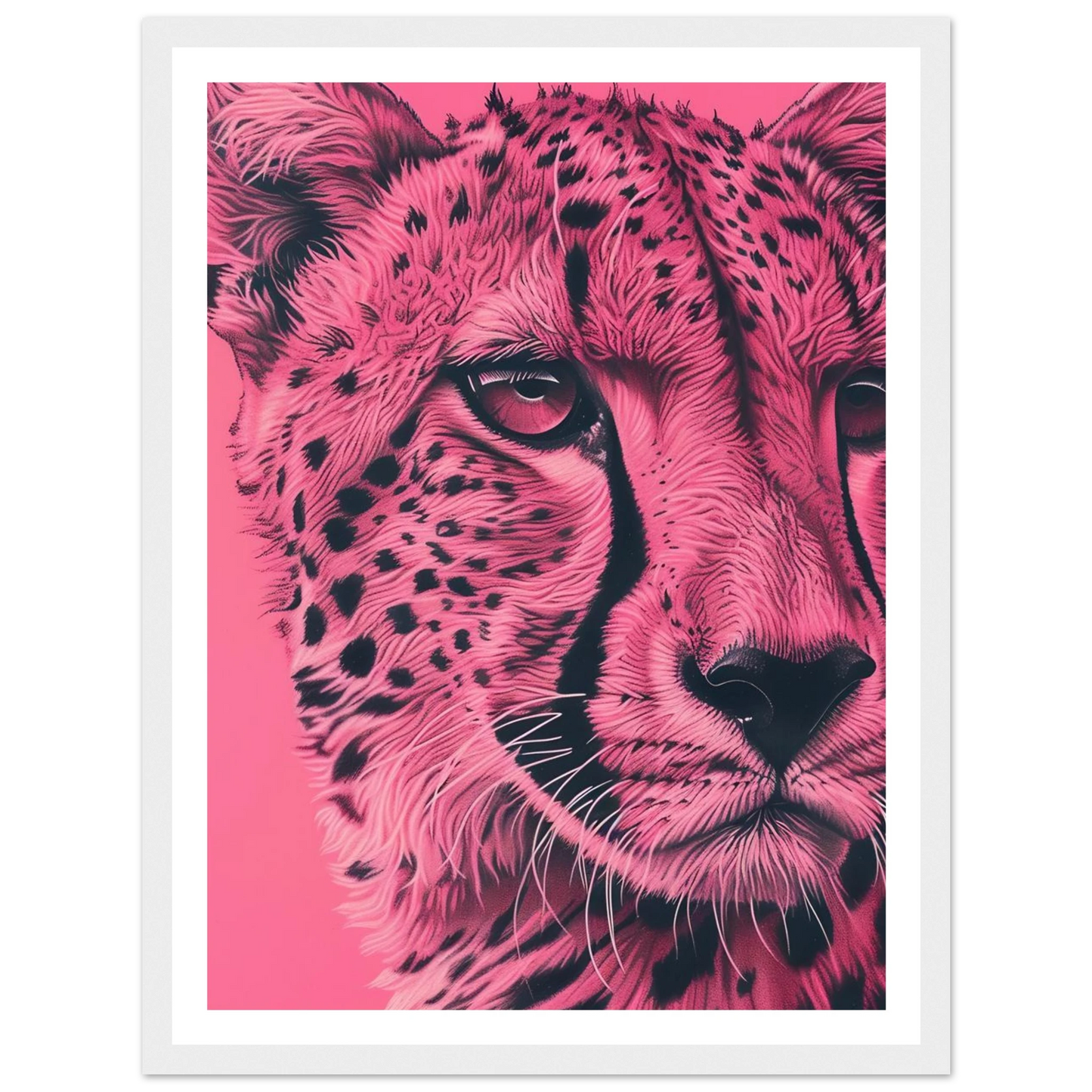 A Pink Cheetah - Poster - Arthena