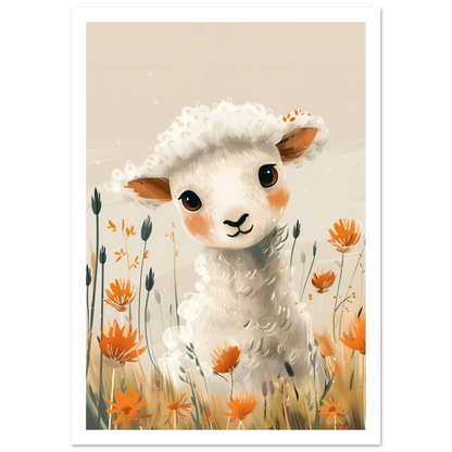 Baby Lamb - Poster - Arthena