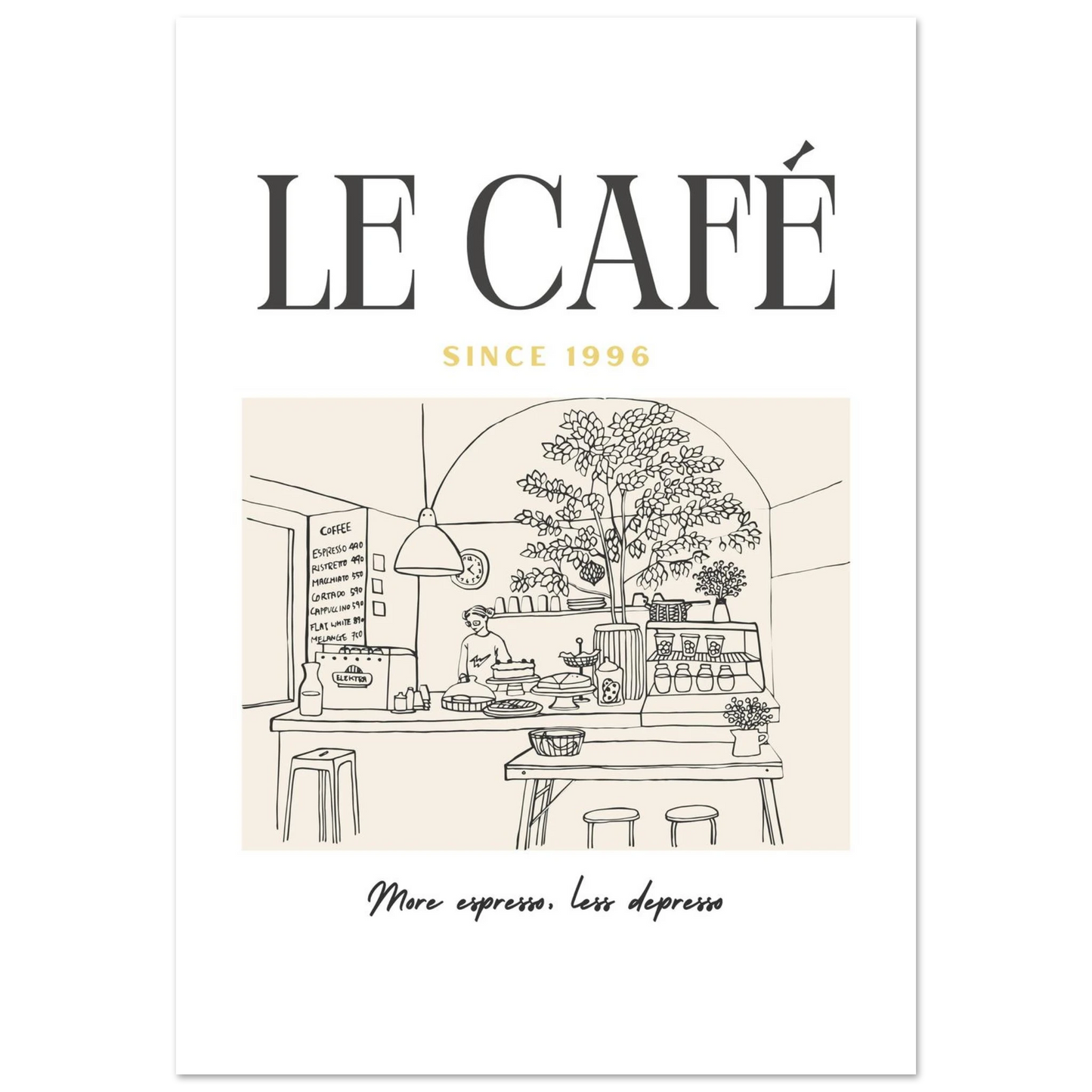 Le Café - Poster - Arthena