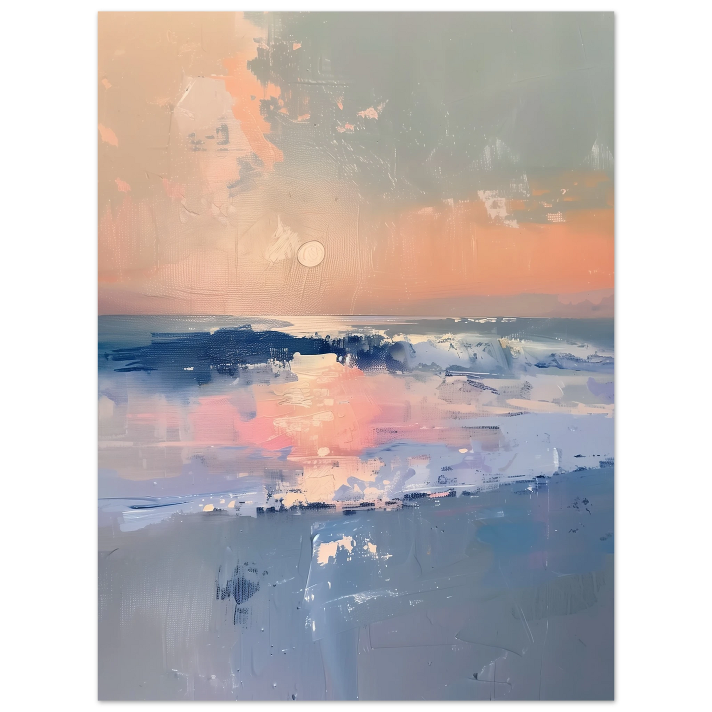 Ocean Whispers at Dusk - Arthena