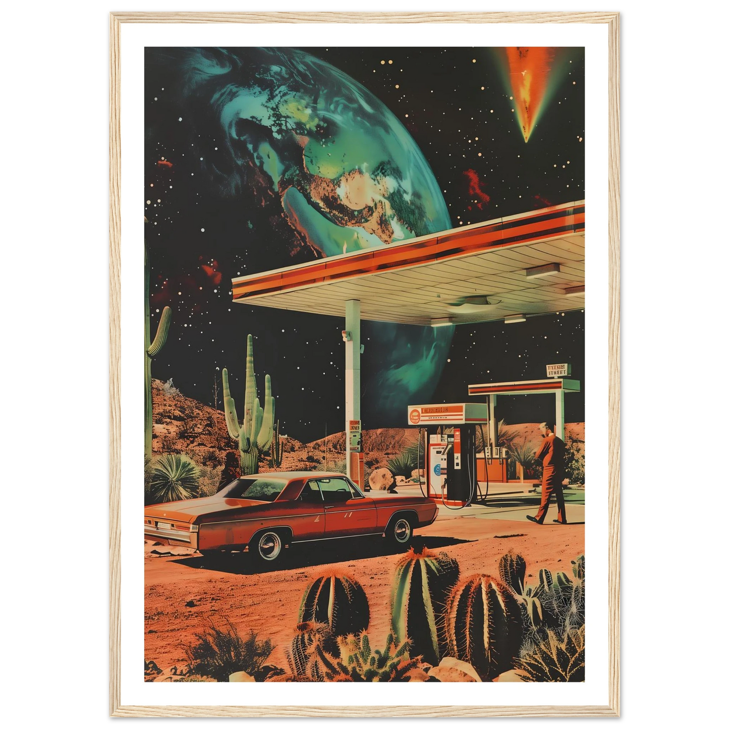 Interstellar Pit Stop - Poster - Arthena