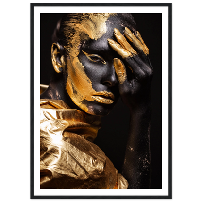 Eclipsed in gold - Poster - Arthena