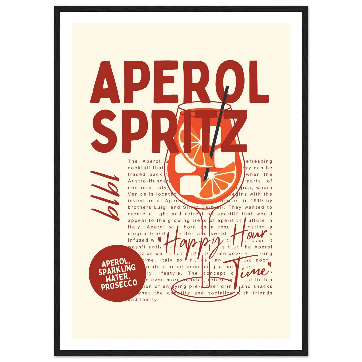 Aperol Spritz 1919 - Poster - Arthena