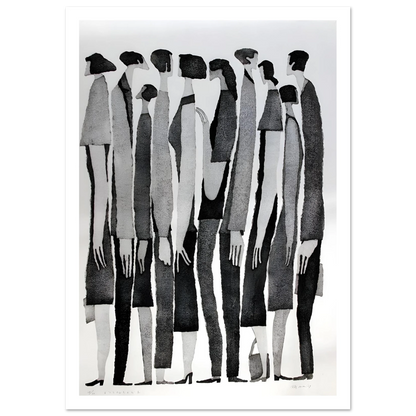 Silent Crowd - Poster - Arthena