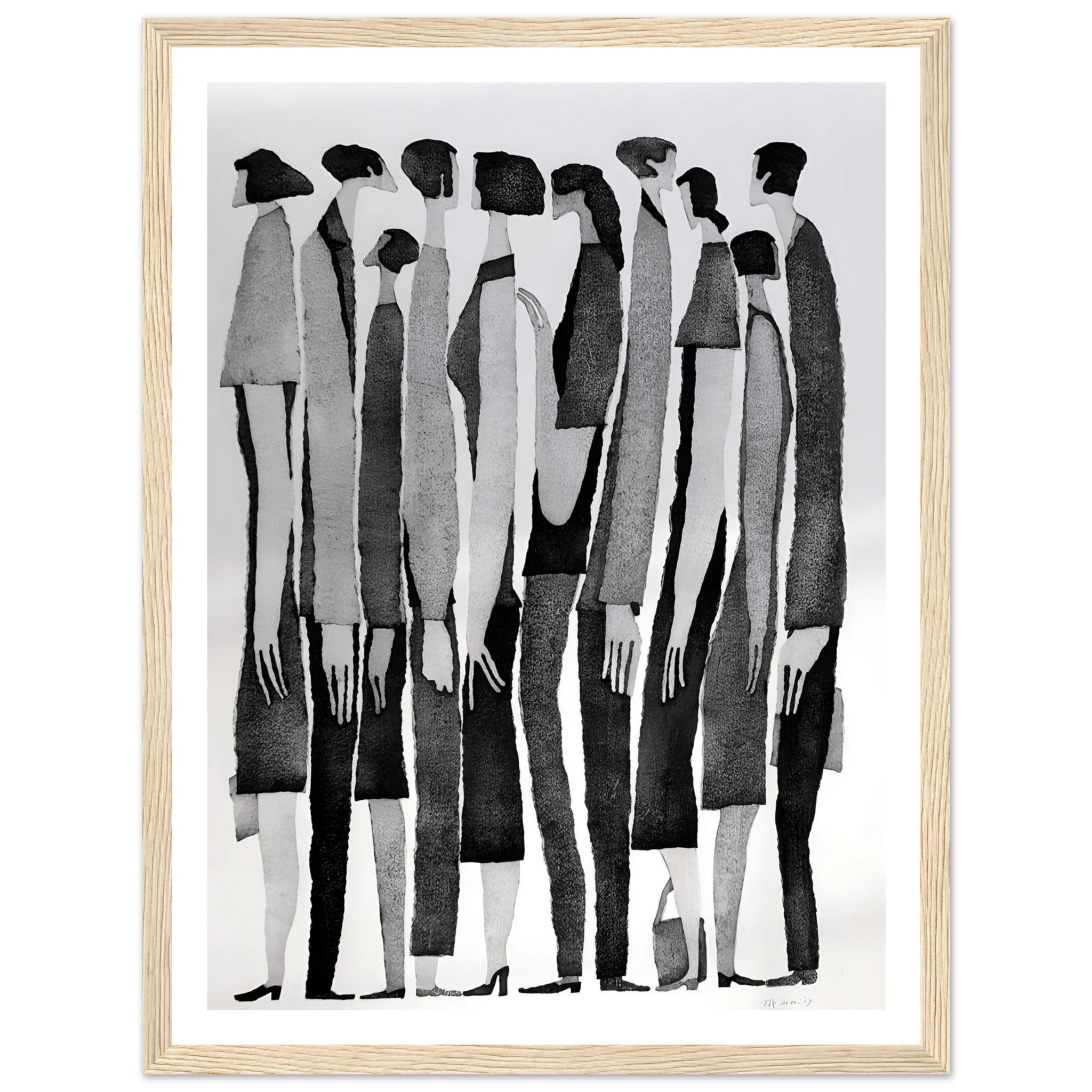 Silent Crowd - Poster - Arthena