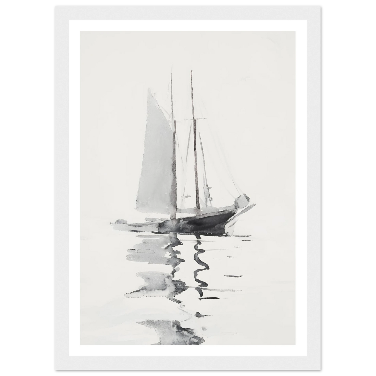 Abstract boat - Poster - Arthena