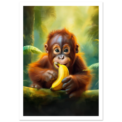 Orangutang Baby - Poster - Arthena