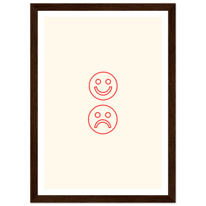 Happy face, sad face - Poster - Arthena
