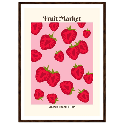 Fruit Market Strawberry - Poster - Arthena