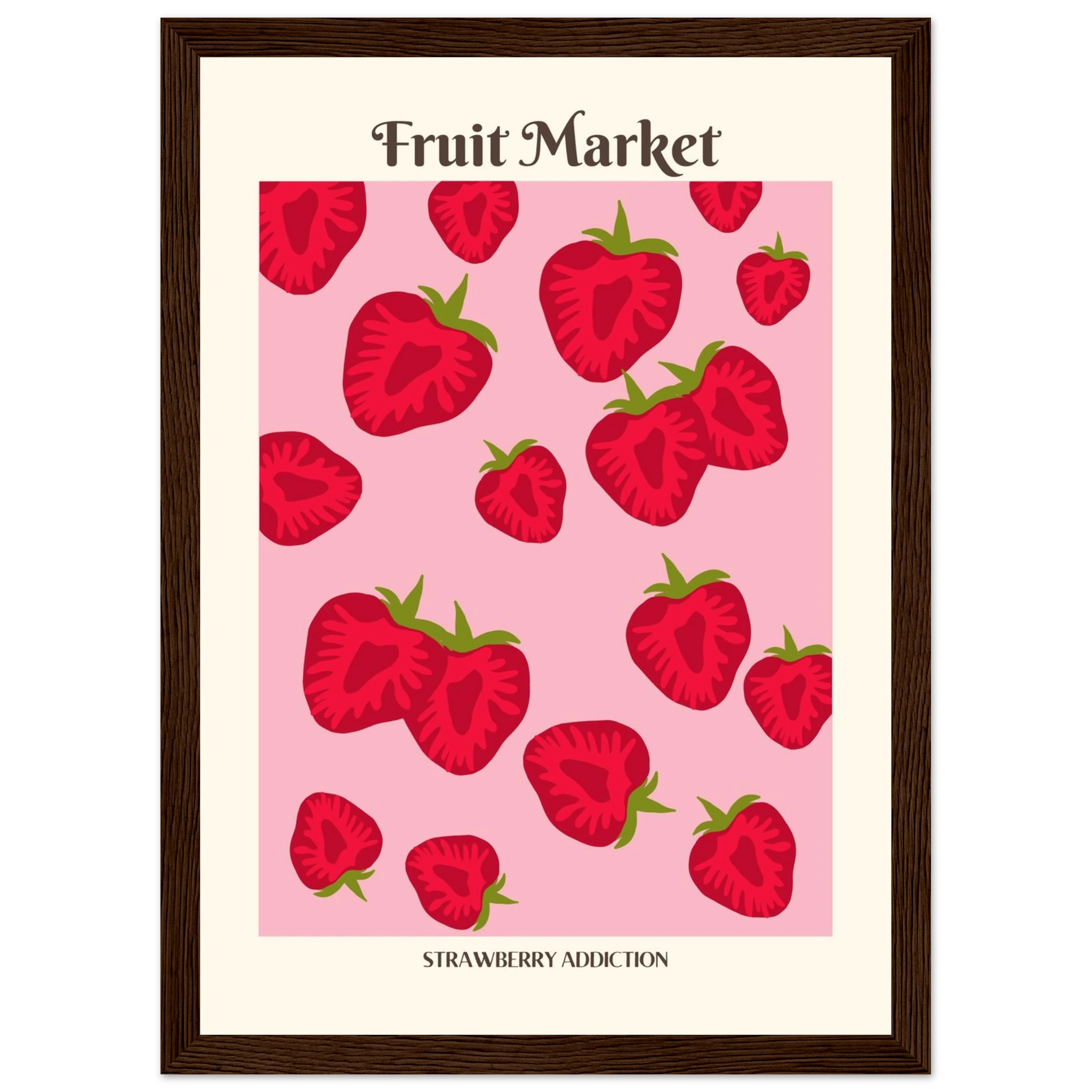 Fruit Market Strawberry - Poster - Arthena