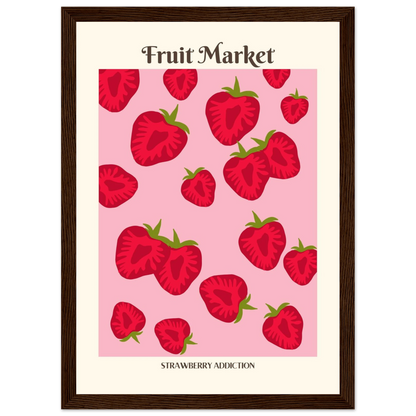 Fruit Market Strawberry - Poster - Arthena