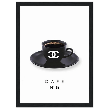 Coffee Chanel - Poster - Arthena