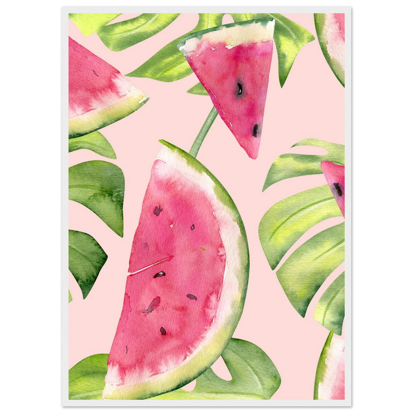 Watermelon Slices - Poster - Arthena