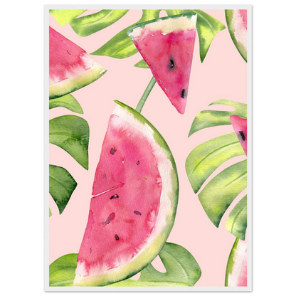 Watermelon Slices - Poster - Arthena