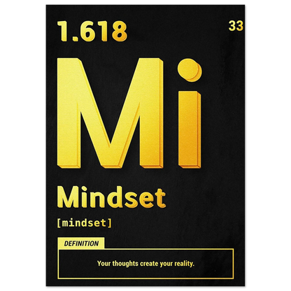 Mindset - Poster - Arthena