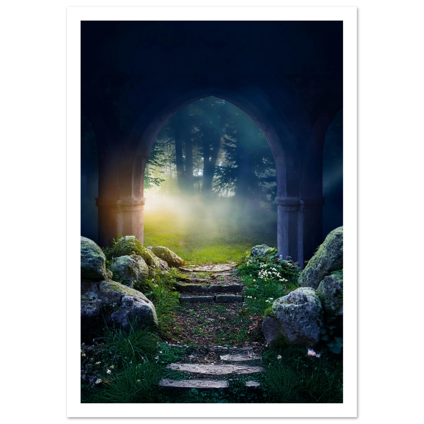 Portal to Tranquility - Poster - Arthena