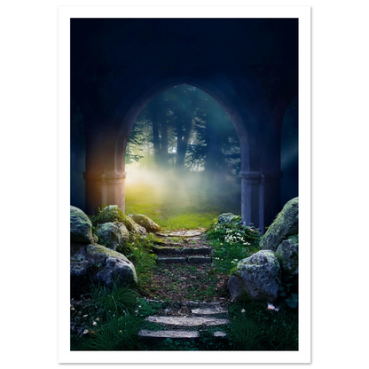 Portal to Tranquility - Poster - Arthena
