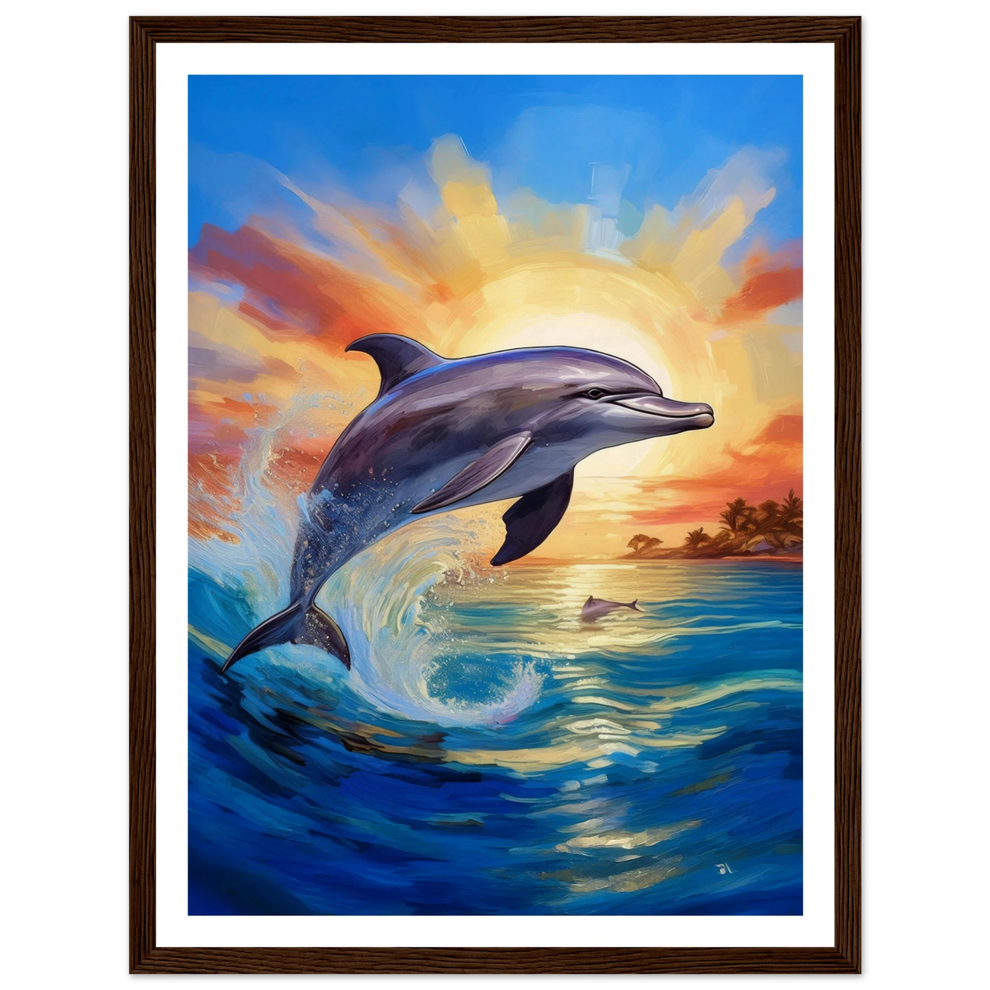 Happy Dolphine - Poster - Arthena