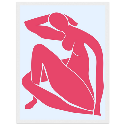 Body Positivity in Red - Poster - Arthena