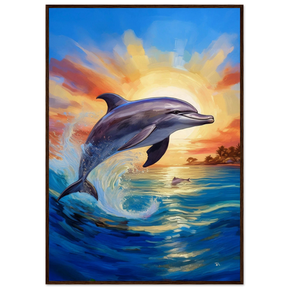 Happy Dolphine - Poster - Arthena