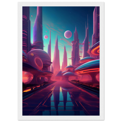 Neon Horizons - Poster - Arthena