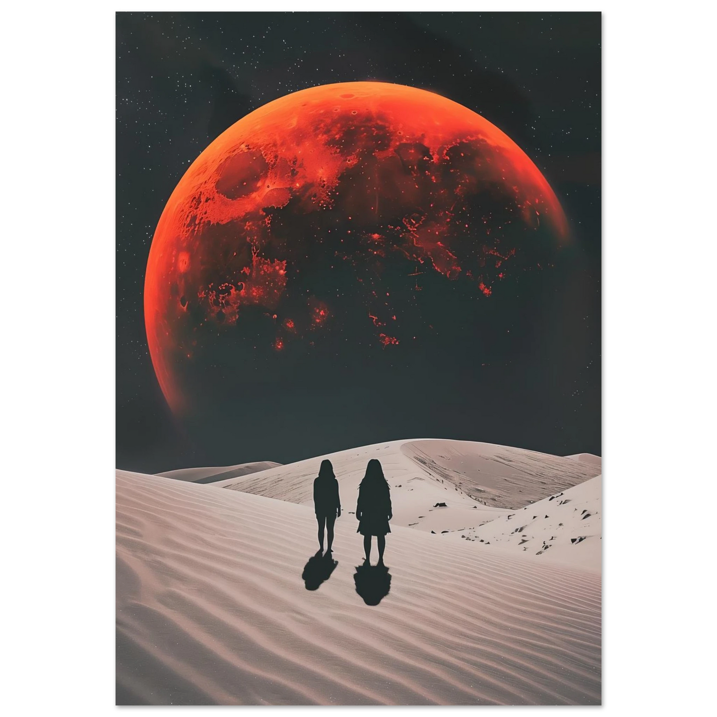 Two Gazes Towards the Unknown - Poster - Arthena