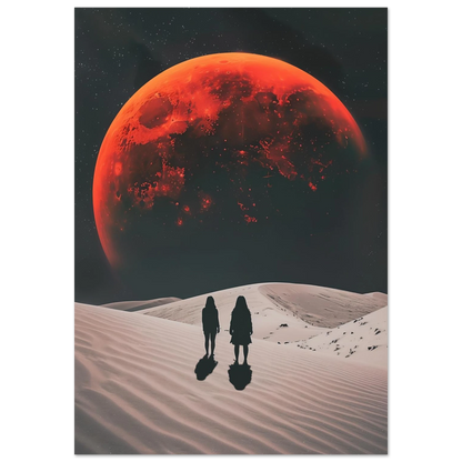 Two Gazes Towards the Unknown - Poster - Arthena