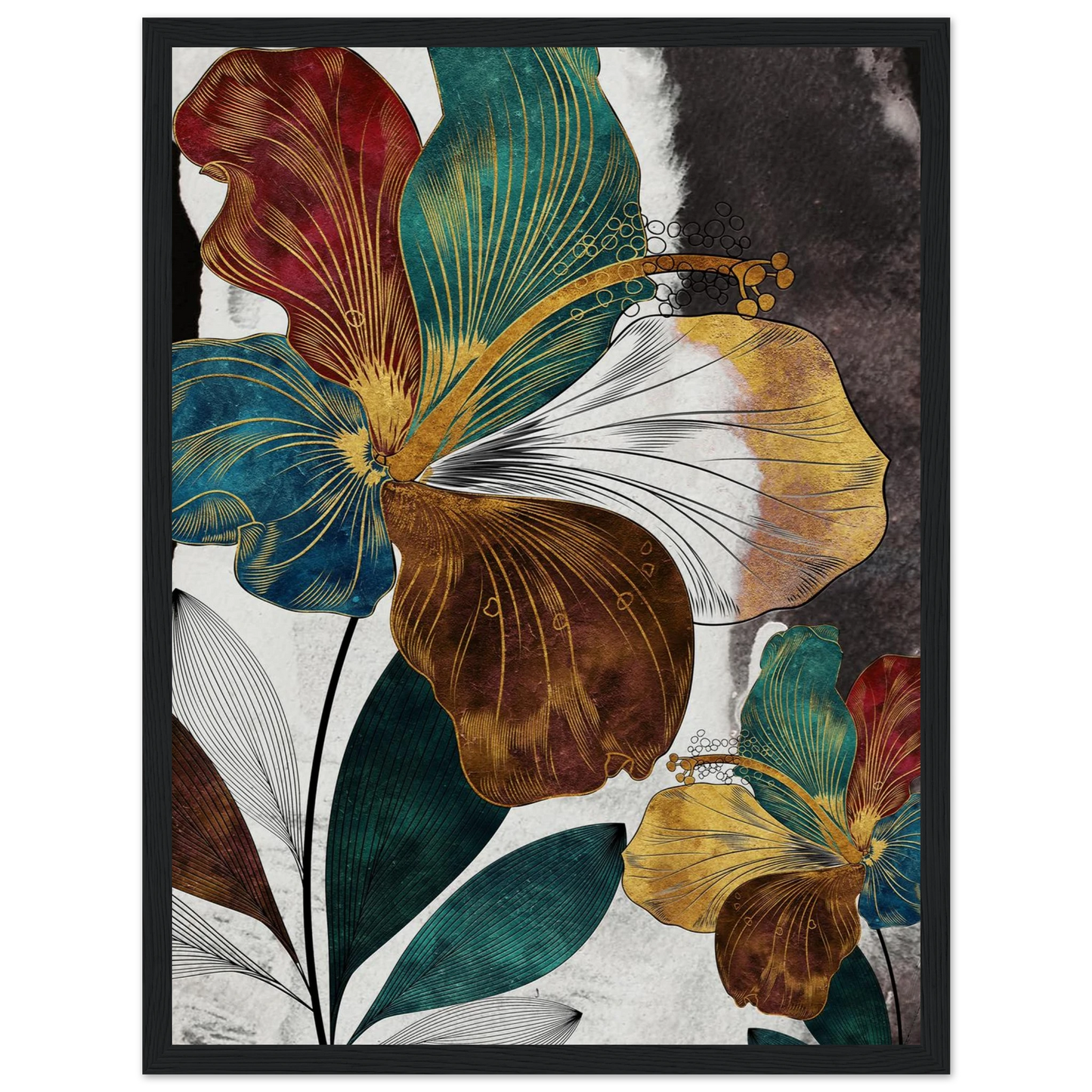 Golden Bloom Symphony - Poster - Arthena