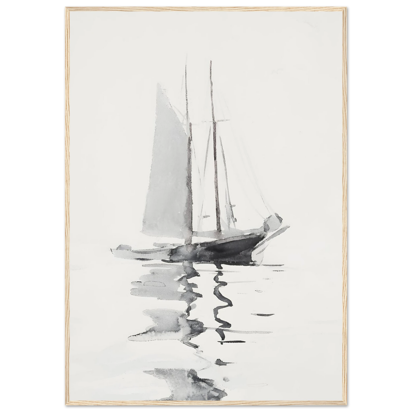 Abstract boat - Poster - Arthena