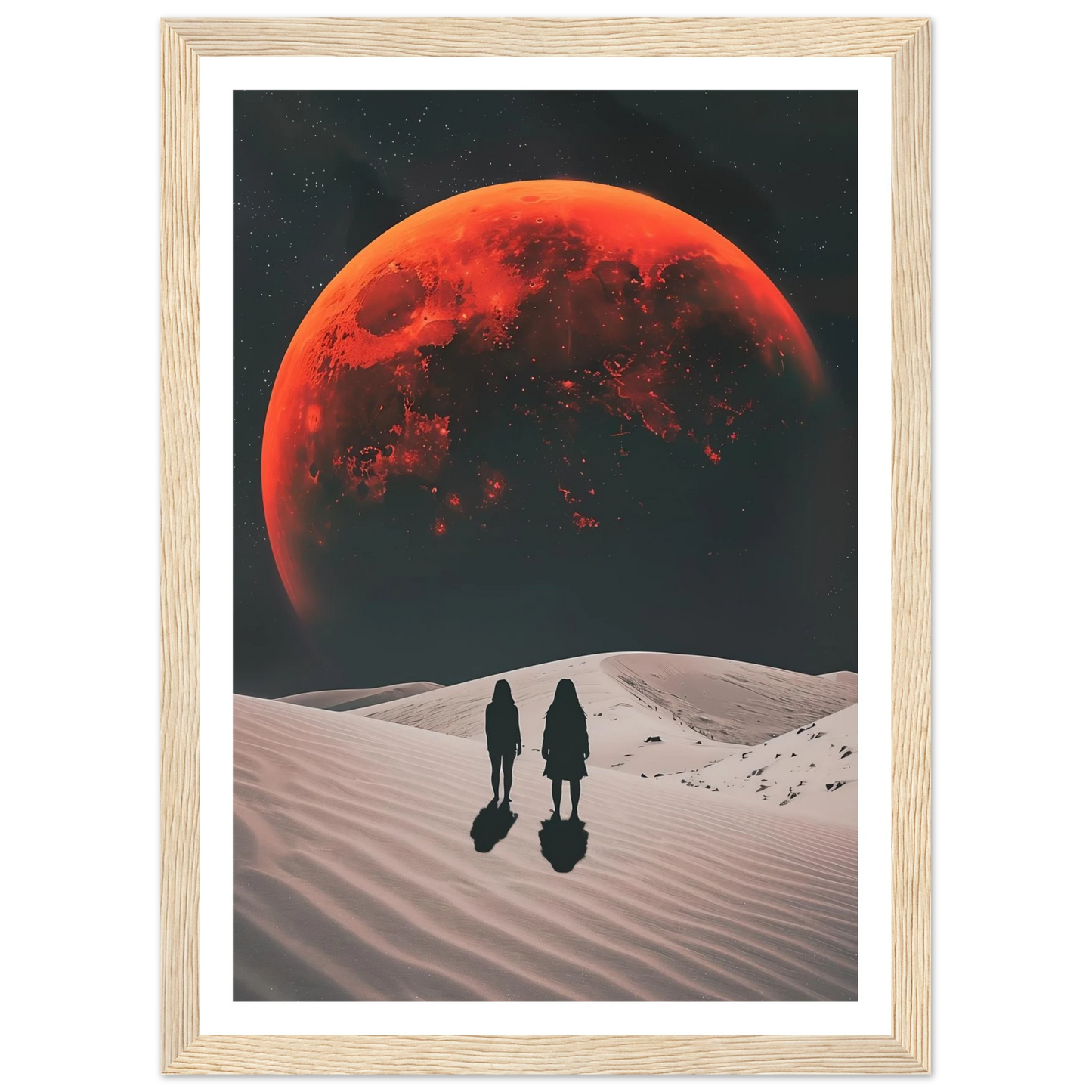 Two Gazes Towards the Unknown - Poster - Arthena