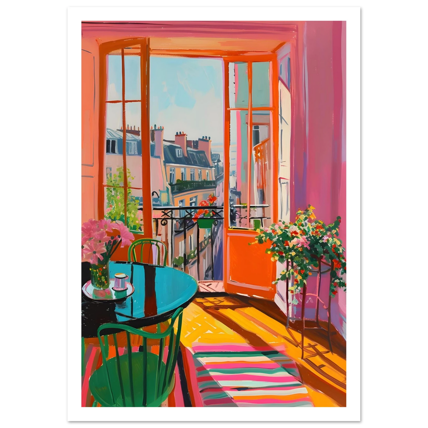 Parisian Morning View - Poster - Arthena