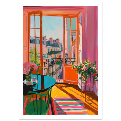 Parisian Morning View - Poster - Arthena