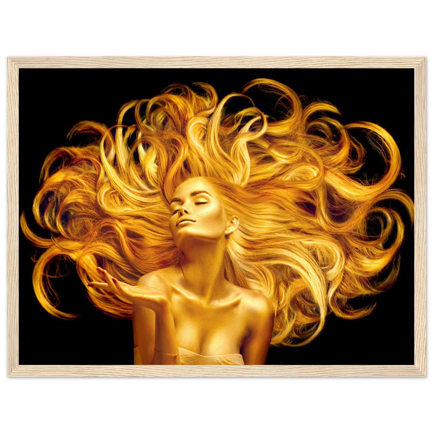 Golden Flow - Poster - Arthena