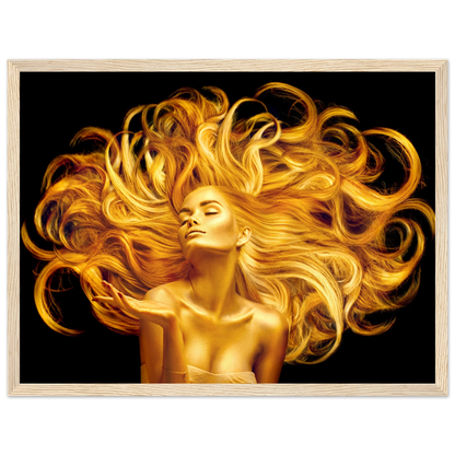 Golden Flow - Poster - Arthena