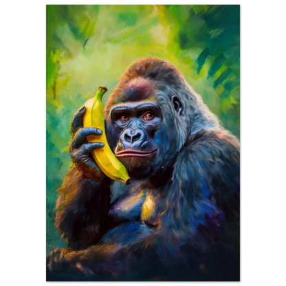 Gorilla on the Line - Poster - Arthena