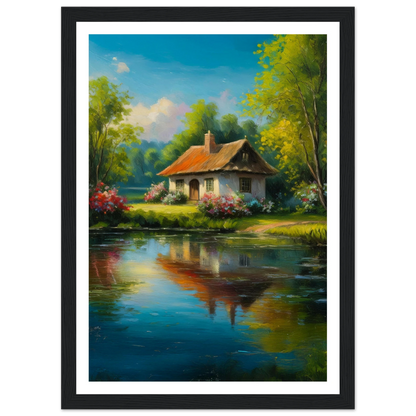 Serenity by the Lake - Poster - Arthena