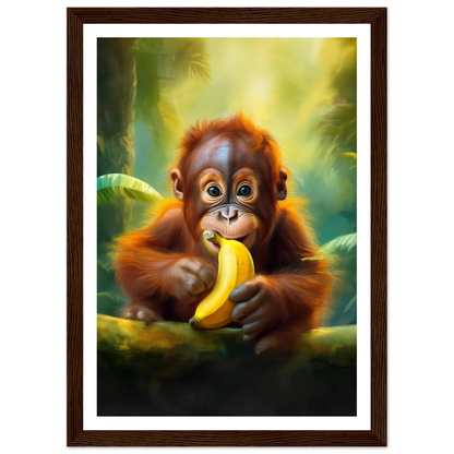 Orangutang Baby - Poster - Arthena