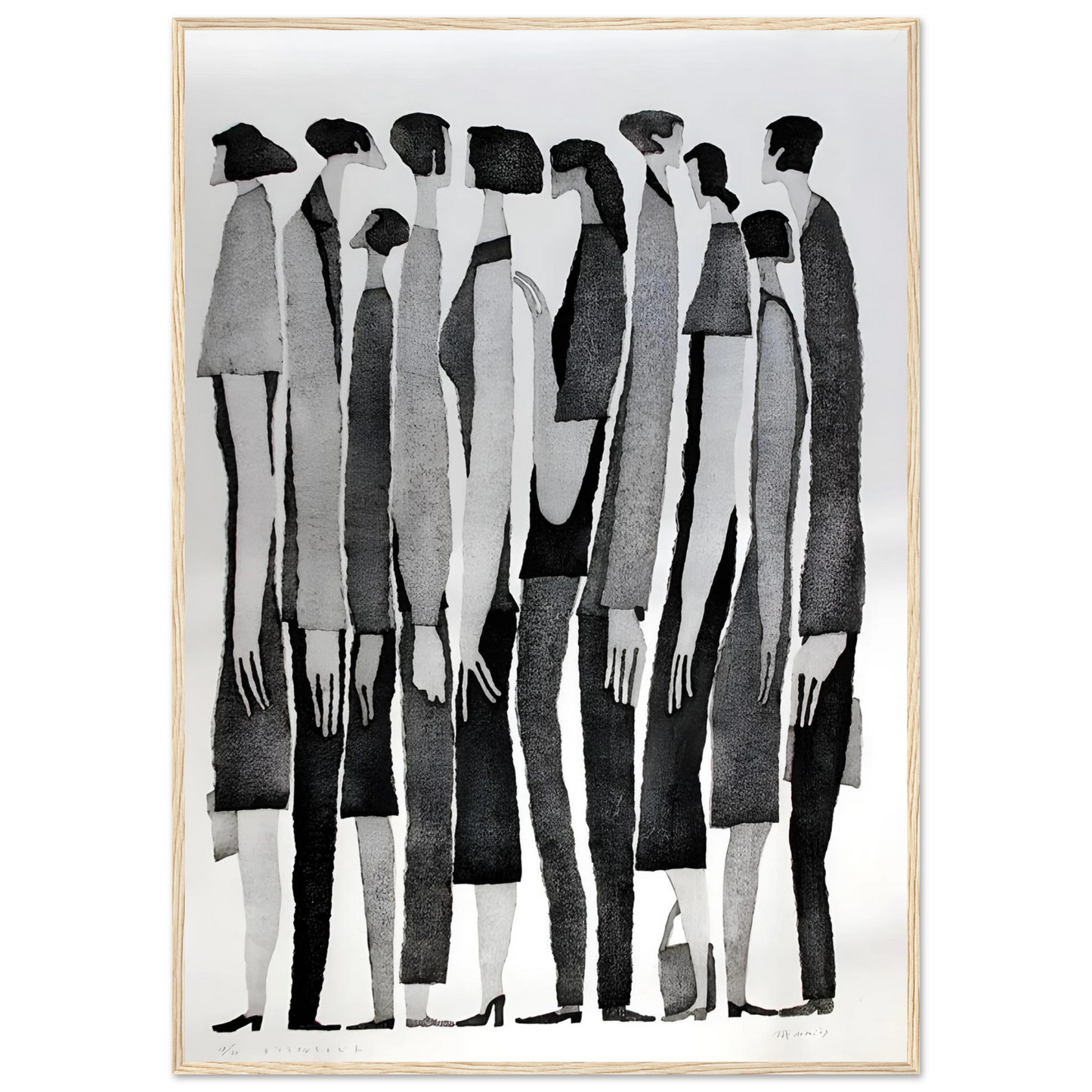 Silent Crowd - Poster - Arthena