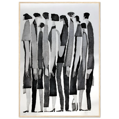 Silent Crowd - Poster - Arthena