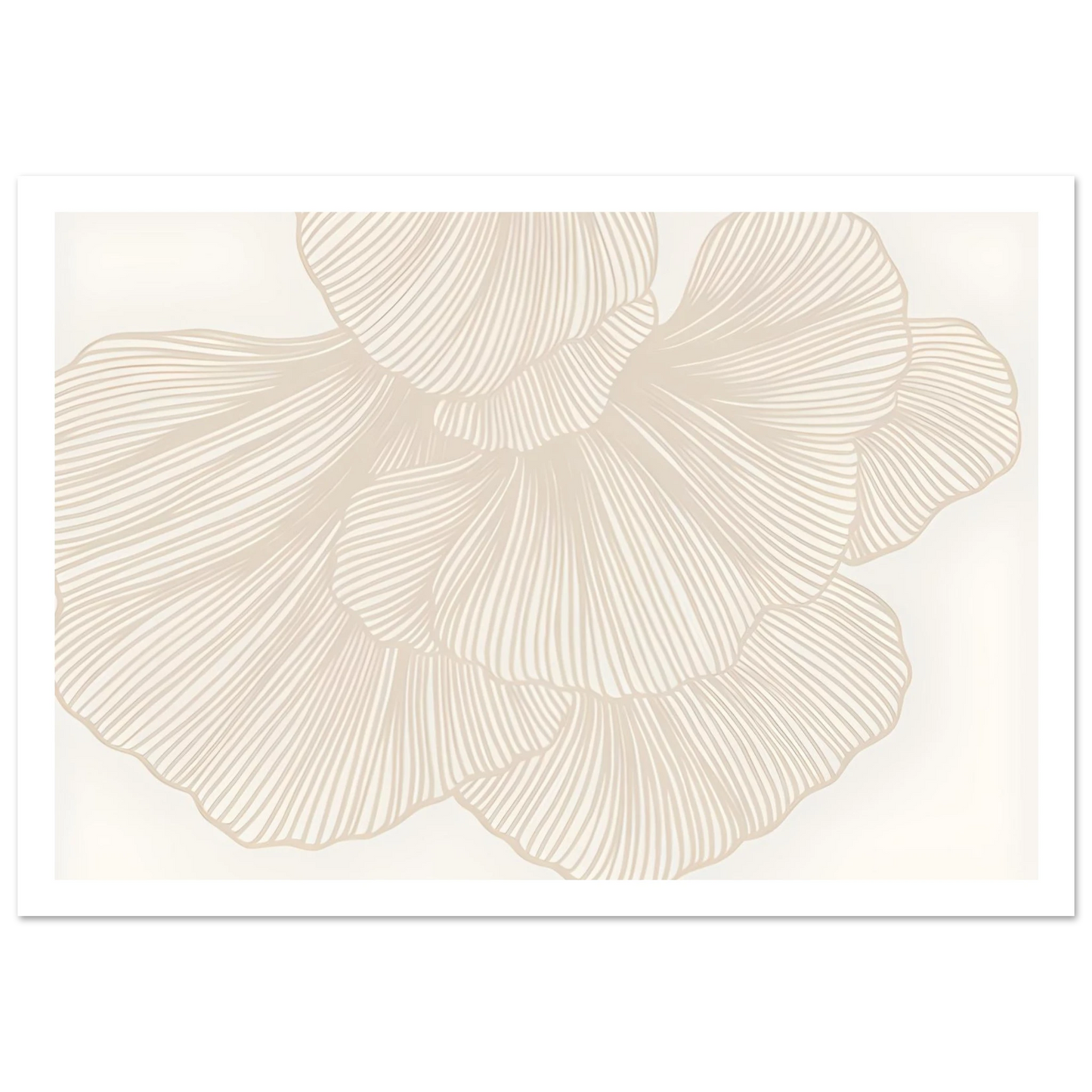 Flower Lines - Poster - Arthena