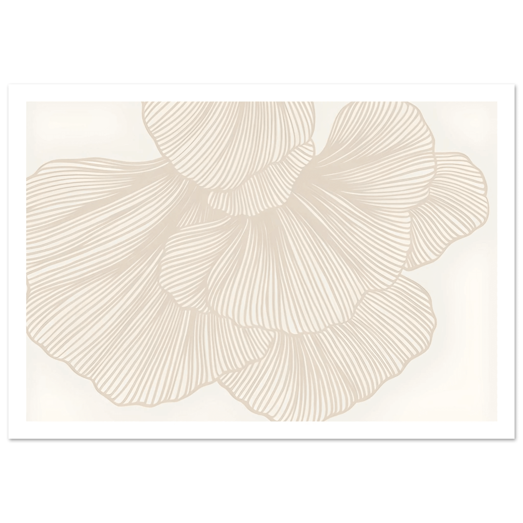 Flower Lines - Poster - Arthena