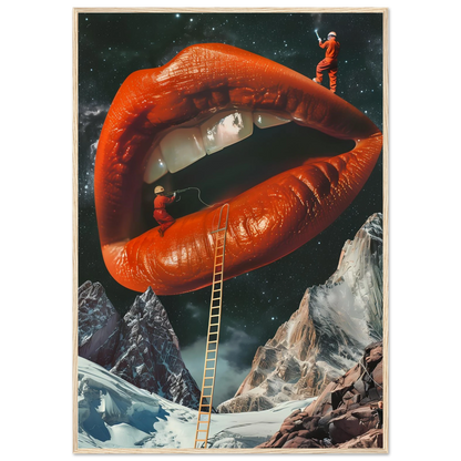 Lip Construction - Poster - Arthena