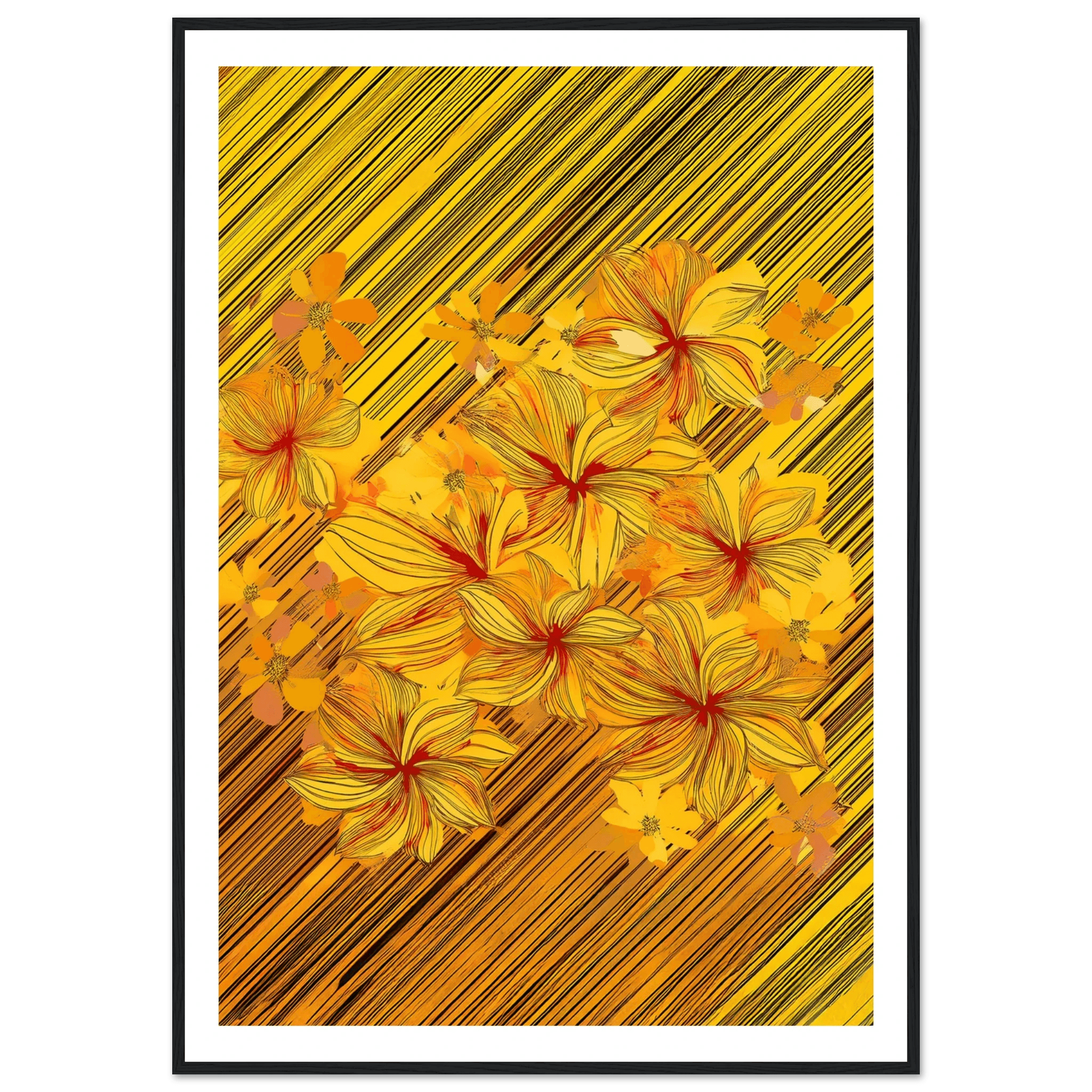 Golden Blossoms - Poster - Arthena